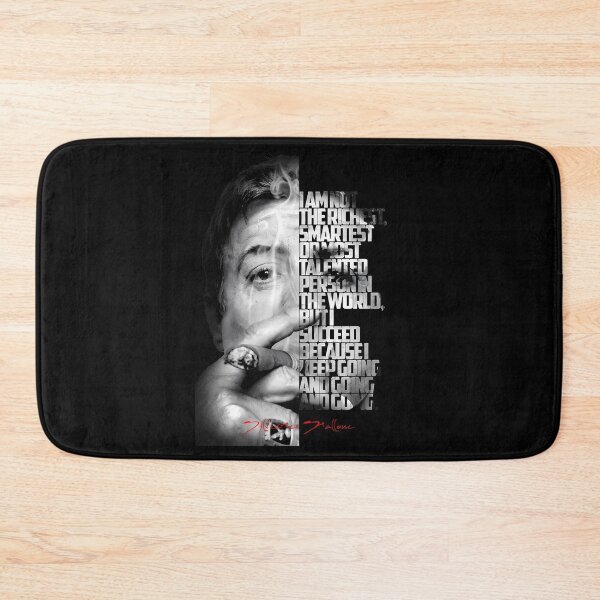 Item preview, Black And White Sylvester Stallone Quote Poster designed and sold by daelyn-beardsl.