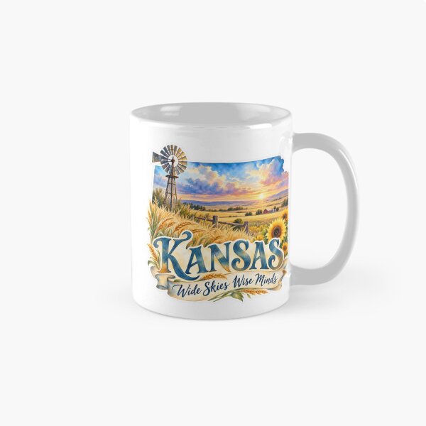 Item preview, Kansas Wide Skies Wise Minds designed and sold by Whimspired By Paxx.