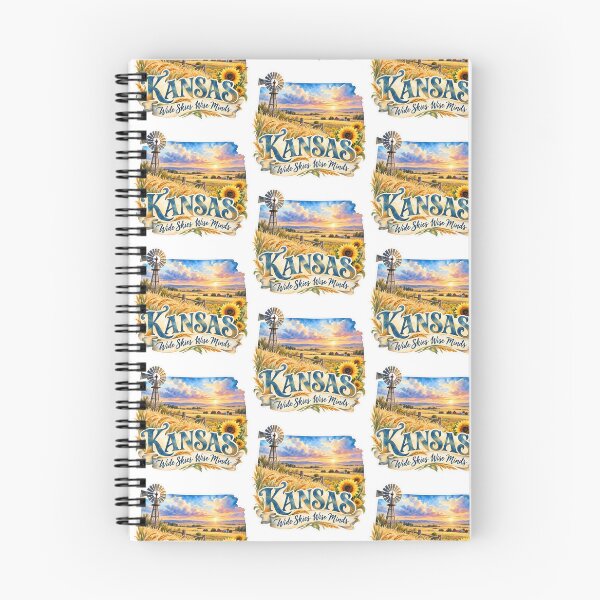 Item preview, Kansas Wide Skies Wise Minds designed and sold by Whimspired By Paxx.