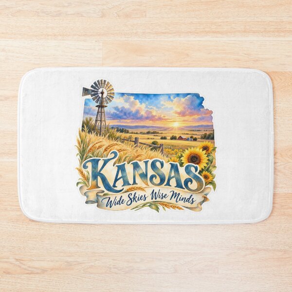 Item preview, Kansas Wide Skies Wise Minds designed and sold by Whimspired By Paxx.