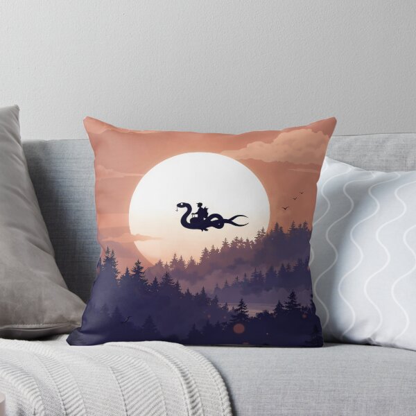 Item preview, Silhouette of Wizard on Flying Dragon designed and sold by IdeallArts.