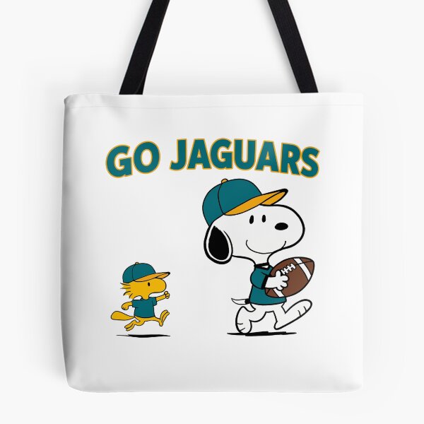 Item preview, Snoopy & Woodstock Jacksonville Jaguars Football Retro F624 designed and sold by GLUVY-THEME.