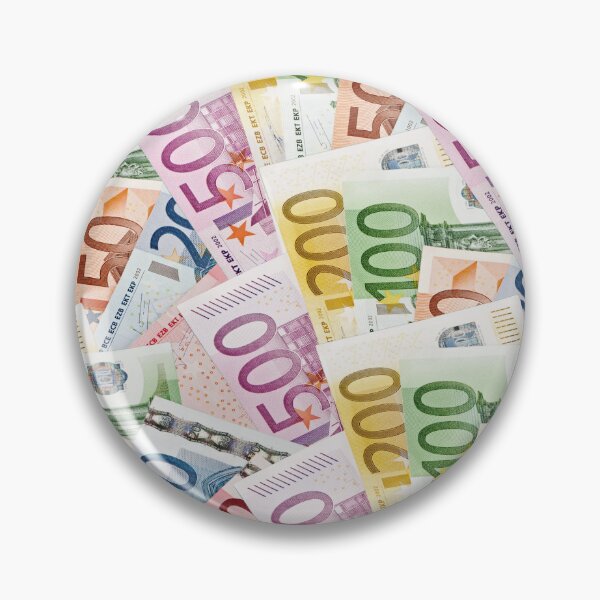 Item preview, Eur Euro Euros European Money Bill Banknote Rainbow Colorful  designed and sold by LoveSeasonz.