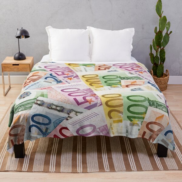 Item preview, Eur Euro Euros European Money Bill Banknote Rainbow Colorful  designed and sold by LoveSeasonz.