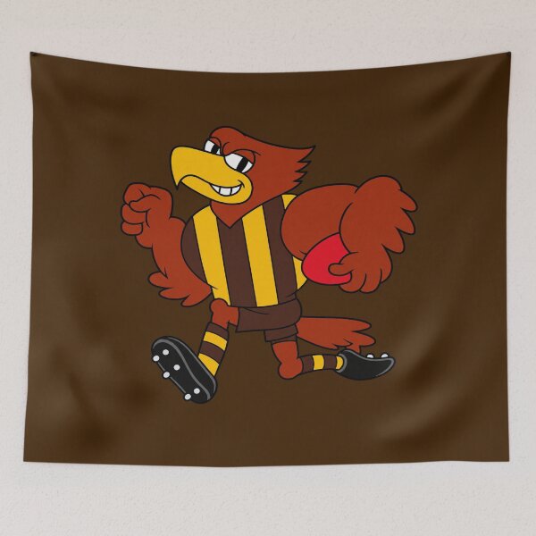 Item preview, Mighty Hawks Classic Logo Drawing designed and sold by Luke Foran Sports Art.