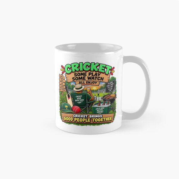 Artikelvorschau, Witziges Cricket-Geschenk – Cricket bringt gute Menschen zusammen entworfen und verkauft von mygiftideas.