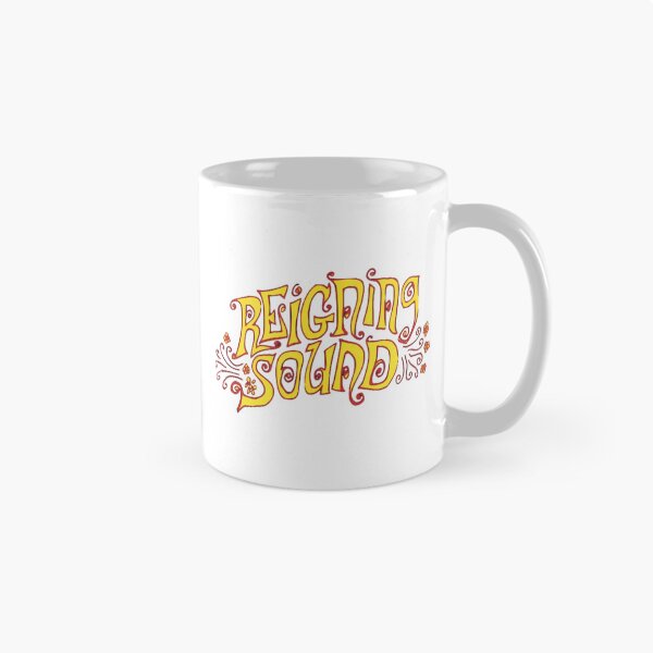 Item preview, Reigning Sound Yellow Red Psychedelic Swirl Logo designed and sold by SharonGristgvf.