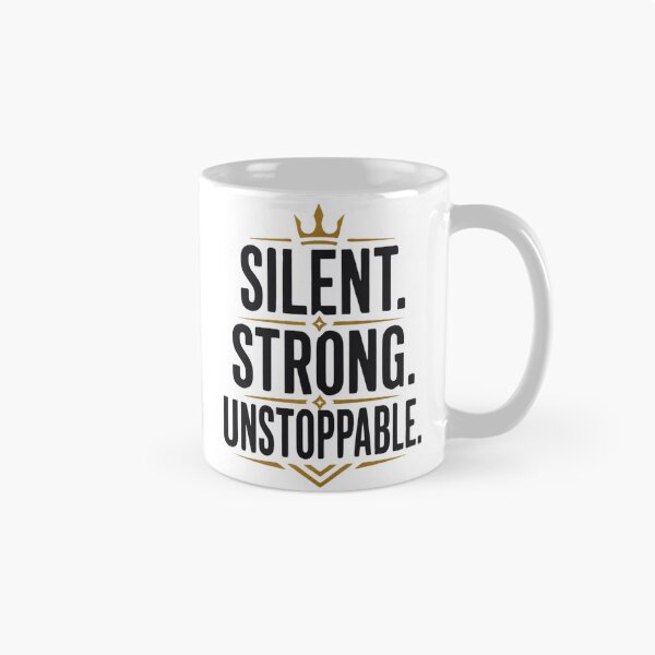 Item preview, Silent strong unstoppable  designed and sold by geetacreation.
