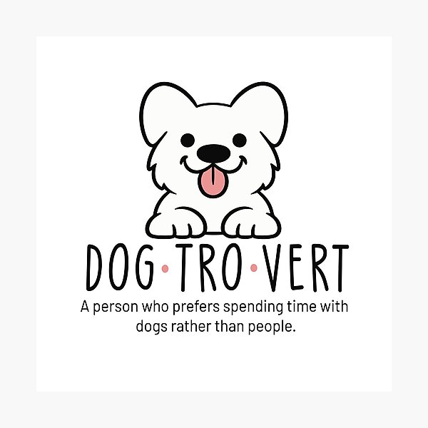 Item preview, Dogtrovert Funny Dog Lover Definition designed and sold by teeperfect.