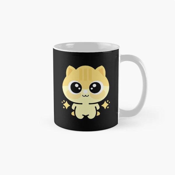 Item preview, Cute Yellow Kawaii Kitten With Sparkles designed and sold by AhmedZouita.