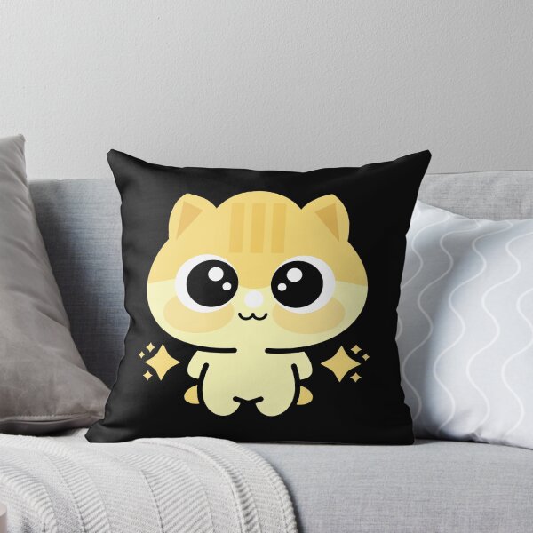 Item preview, Cute Yellow Kawaii Kitten With Sparkles designed and sold by AhmedZouita.