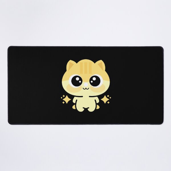 Item preview, Cute Yellow Kawaii Kitten With Sparkles designed and sold by AhmedZouita.