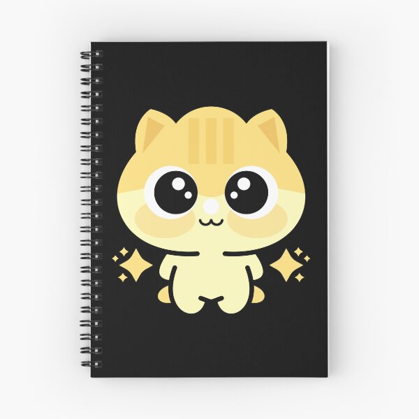 Item preview, Cute Yellow Kawaii Kitten With Sparkles designed and sold by AhmedZouita.