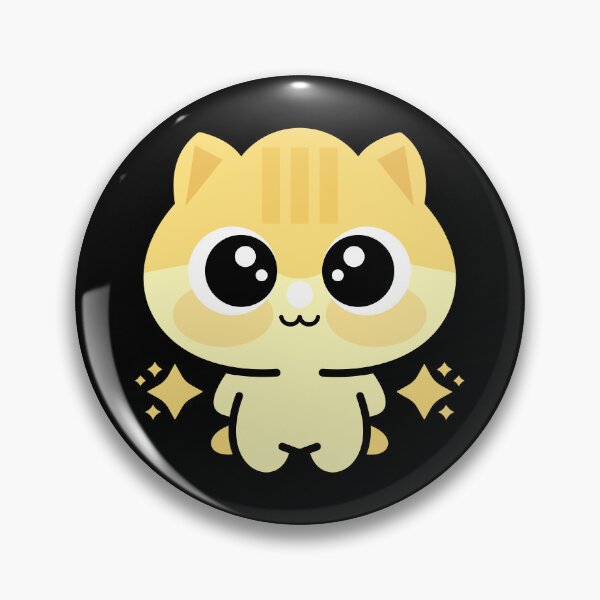Item preview, Cute Yellow Kawaii Kitten With Sparkles designed and sold by AhmedZouita.