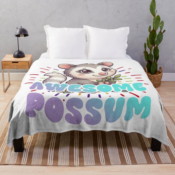 Item preview, Cute Awesome Possum Kawaii animal designed and sold by LOVEARTDESIGN.