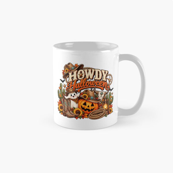 Item preview, Howdy Halloween Shirt – Western Pumpkin Ghost Cowboy Design designed and sold by meme2525.