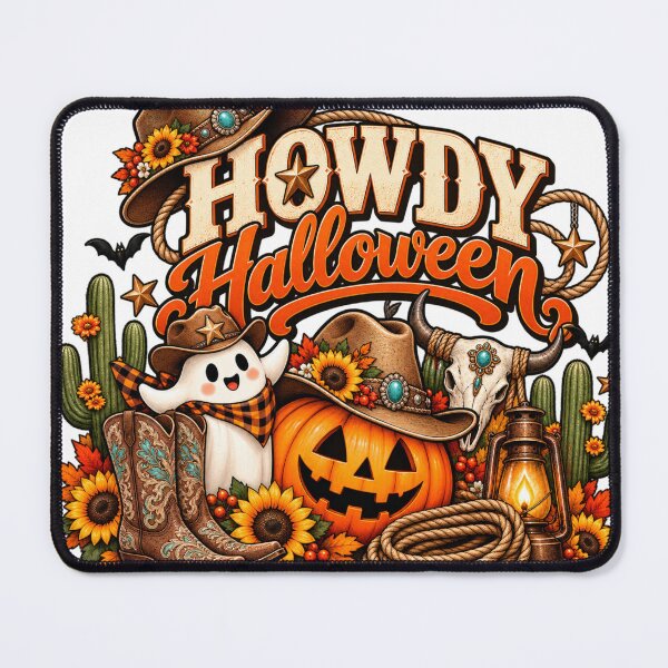 Item preview, Howdy Halloween Shirt – Western Pumpkin Ghost Cowboy Design designed and sold by meme2525.