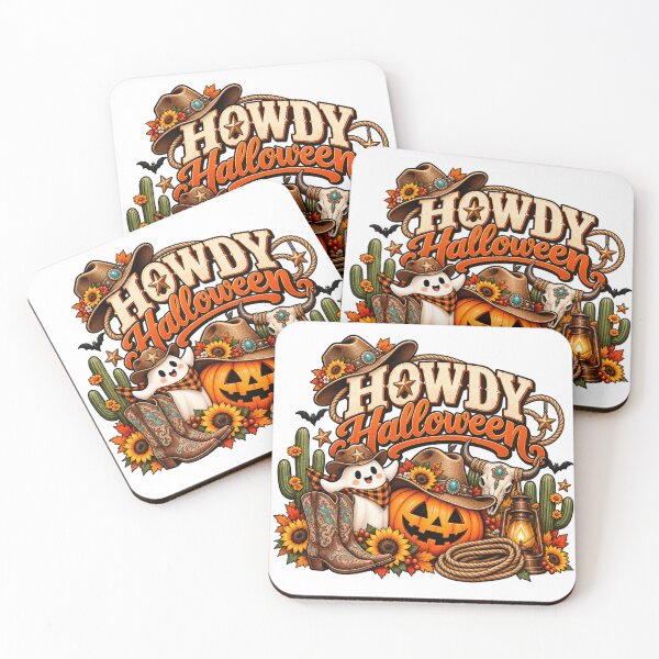 Item preview, Howdy Halloween Shirt – Western Pumpkin Ghost Cowboy Design designed and sold by meme2525.