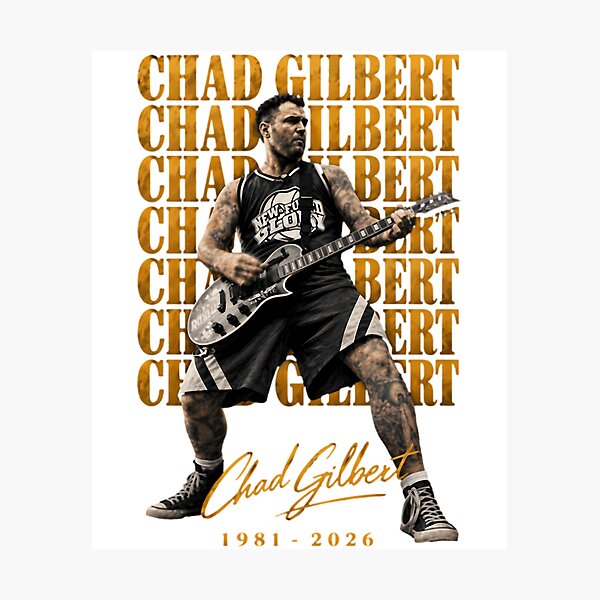 Item preview, Chad Gilbert Memorial  Chad Gilbert Tribute  New Found Glory  Punk Rock Music Guitarist Memorial designed and sold by lyle-salter.