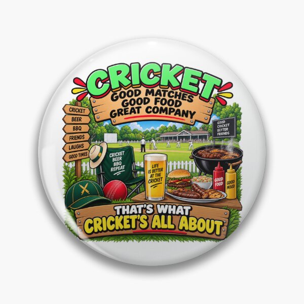 Item preview, Funny Cricket BBQ Gift – That’s What Cricket’s All About designed and sold by mygiftideas.
