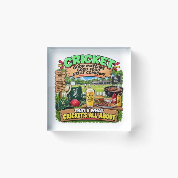 Item preview, Funny Cricket BBQ Gift – That’s What Cricket’s All About designed and sold by mygiftideas.
