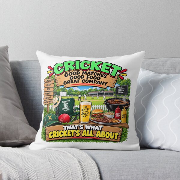 Item preview, Funny Cricket BBQ Gift – That’s What Cricket’s All About designed and sold by mygiftideas.