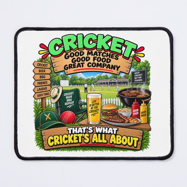 Item preview, Funny Cricket BBQ Gift – That’s What Cricket’s All About designed and sold by mygiftideas.