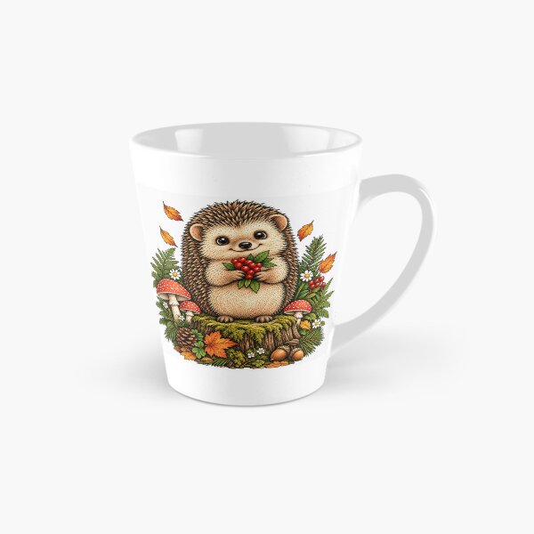 Item preview, Vintage Hedgehog Woodland Berry Illustration designed and sold by lovepower.