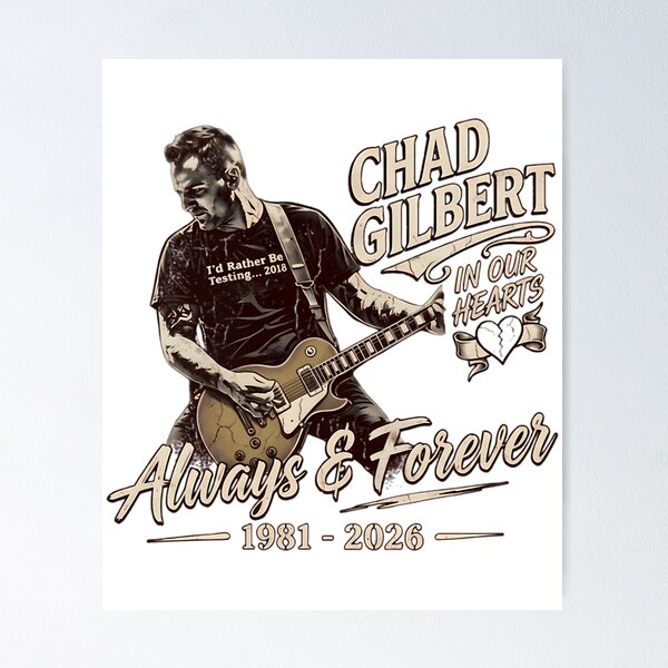 Item preview, Chad Gilbert New Found Glory Tribute In Our Hearts Always Forever designed and sold by lyle-salter.