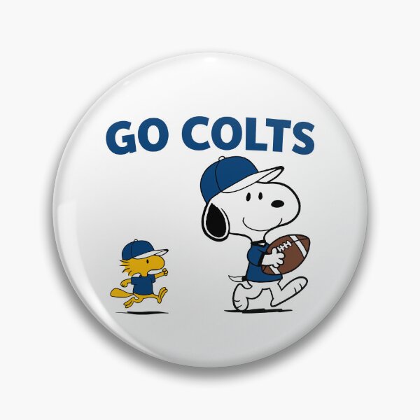 Item preview, Snoopy & Woodstock Indianapolis Colts Football Retro F625 designed and sold by GLUVY-THEME.