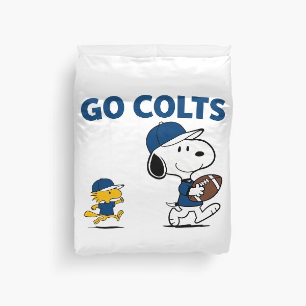 Item preview, Snoopy & Woodstock Indianapolis Colts Football Retro F625 designed and sold by GLUVY-THEME.
