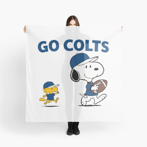 Item preview, Snoopy & Woodstock Indianapolis Colts Football Retro F625 designed and sold by GLUVY-THEME.