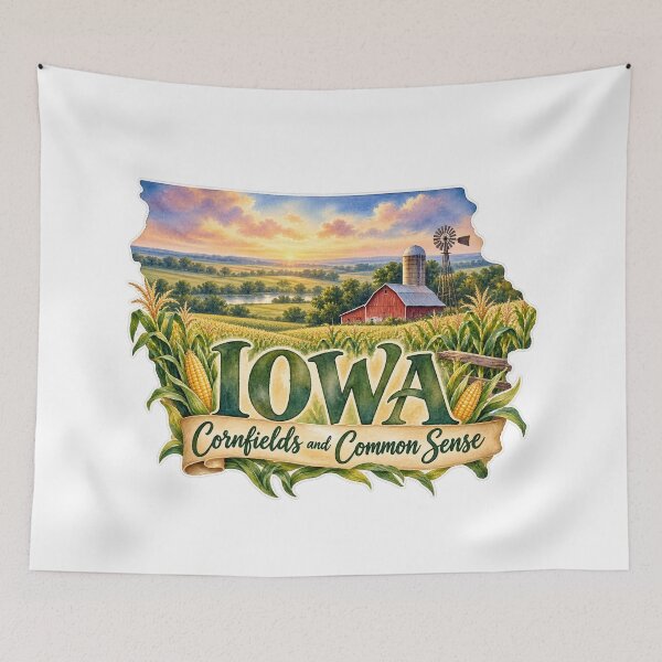 Item preview, Iowa Cornfields and Common Sense designed and sold by Whimspired By Paxx.