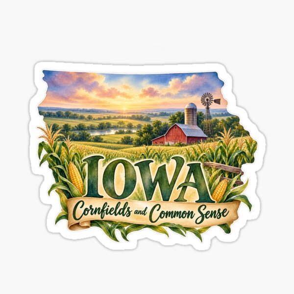 Item preview, Iowa Cornfields and Common Sense designed and sold by Whimspired By Paxx.