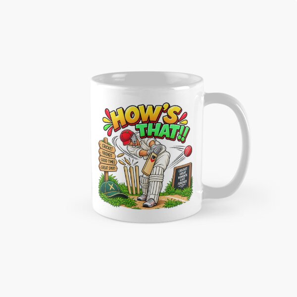 Item preview, Funny Cricket Gift – How’s That! Cricket Lover designed and sold by mygiftideas.