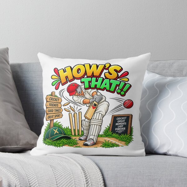Item preview, Funny Cricket Gift – How’s That! Cricket Lover designed and sold by mygiftideas.