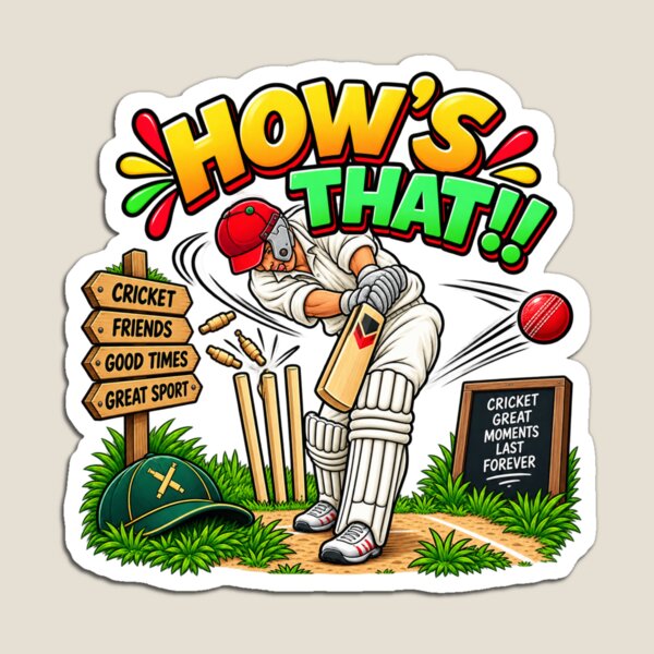 Item preview, Funny Cricket Gift – How’s That! Cricket Lover designed and sold by mygiftideas.