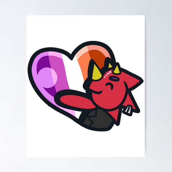 Item preview, Flick Heart - Lesbian Pride designed and sold by bourg-libbie.