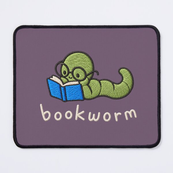 Item preview, Cozy Bookworm Reader Embroidery designed and sold by POD DYNASTY | Original Print On Demand T-Shirt Graphics.
