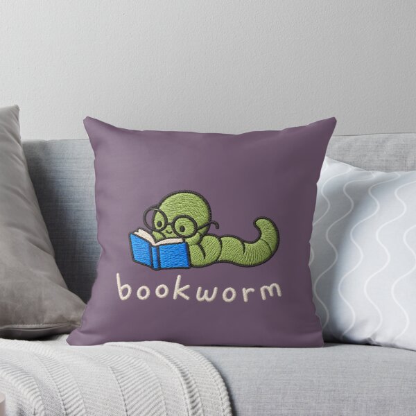 Item preview, Cozy Bookworm Reader Embroidery designed and sold by POD DYNASTY | Original Print On Demand T-Shirt Graphics.