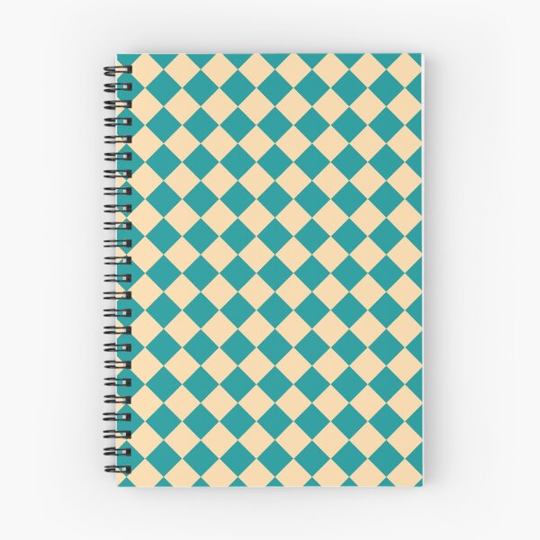 Item preview, Checker Diamond Pattern Teal Yellow designed and sold by ArtbyDebbieC.