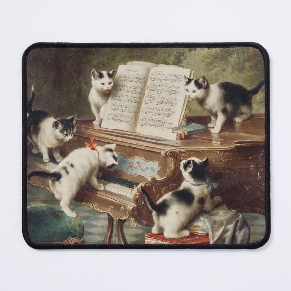 Item preview, The Kitten's Recital by Carl Reichert 1908 designed and sold by LoveSeasonz.