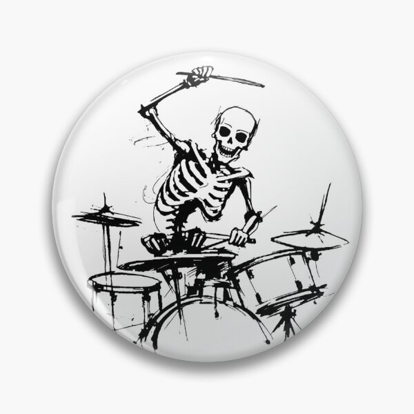 Item preview, Drummer Skeleton  designed and sold by Roysdisturbia.