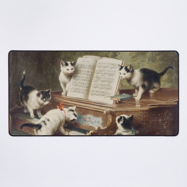Item preview, The Kitten's Recital by Carl Reichert 1908 designed and sold by LoveSeasonz.