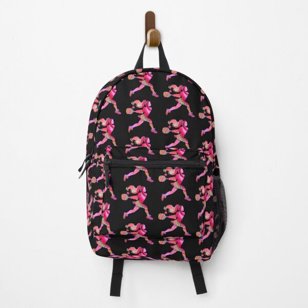 Item preview, Pink Women's Pickleball Player Silhouette – Vibrant Marbled Sports Art designed and sold by Wennebabs.