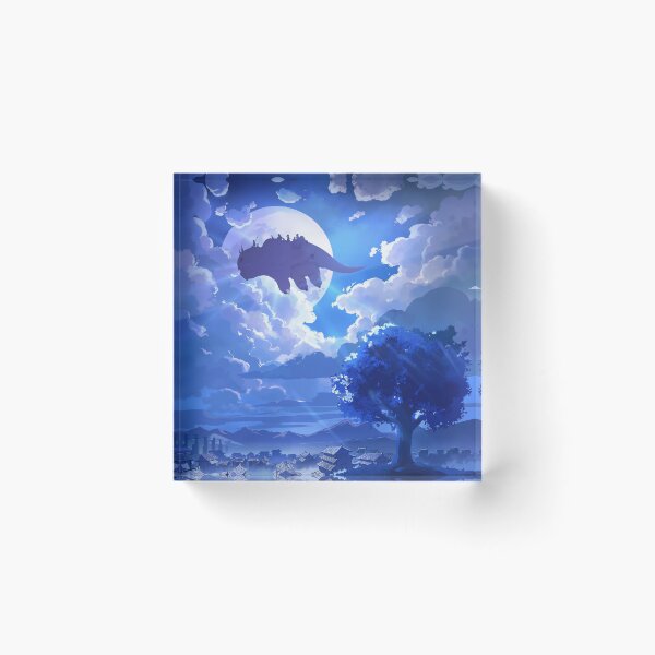Item preview, Flying Bison Moonlight Village designed and sold by IdeallArts.