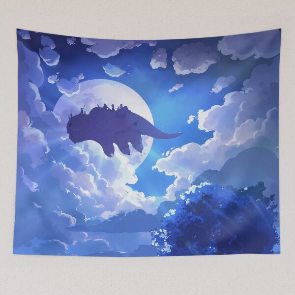 Item preview, Flying Bison Moonlight Village designed and sold by IdeallArts.
