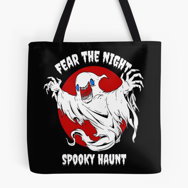 Item preview, Fear The Night Spooky Haunt Ghost Red Moon designed and sold by Custom Crest.
