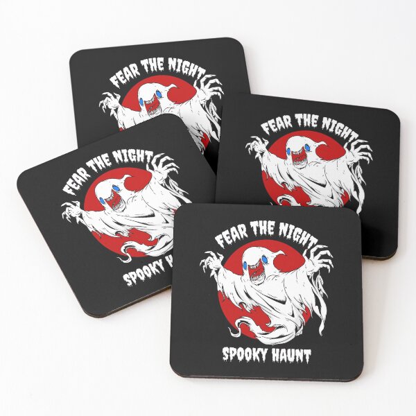 Item preview, Fear The Night Spooky Haunt Ghost Red Moon designed and sold by Custom Crest.