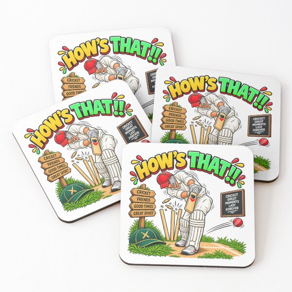 Item preview, Funny Cricket Gift – How’s That! Match Day designed and sold by mygiftideas.